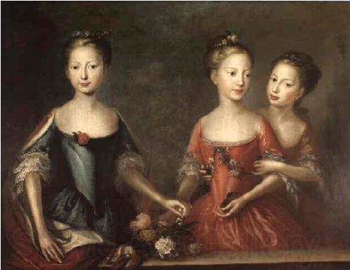 Martin Maingaud The daughters of George II Spain oil painting art